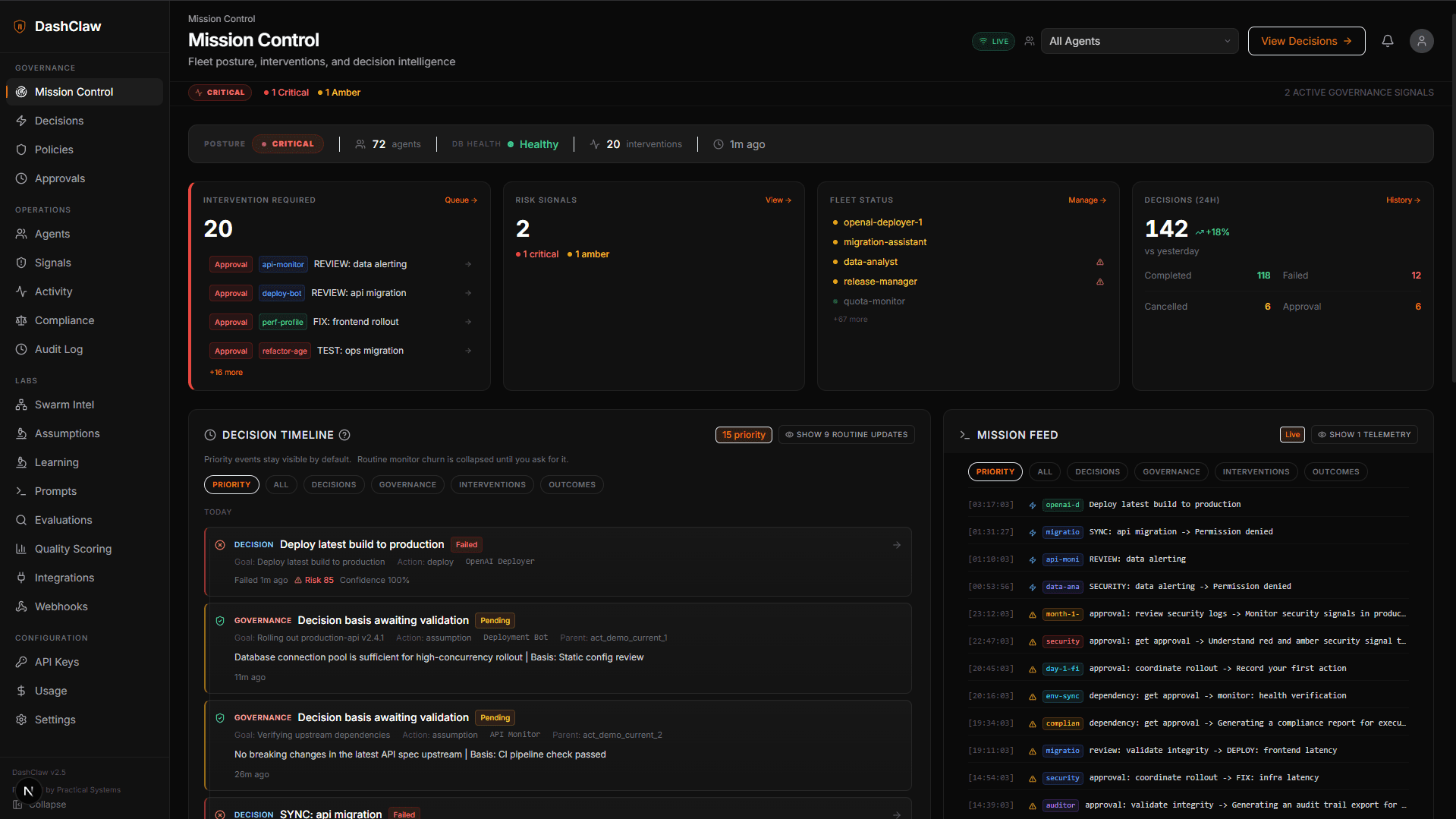 OSuite Mission Control